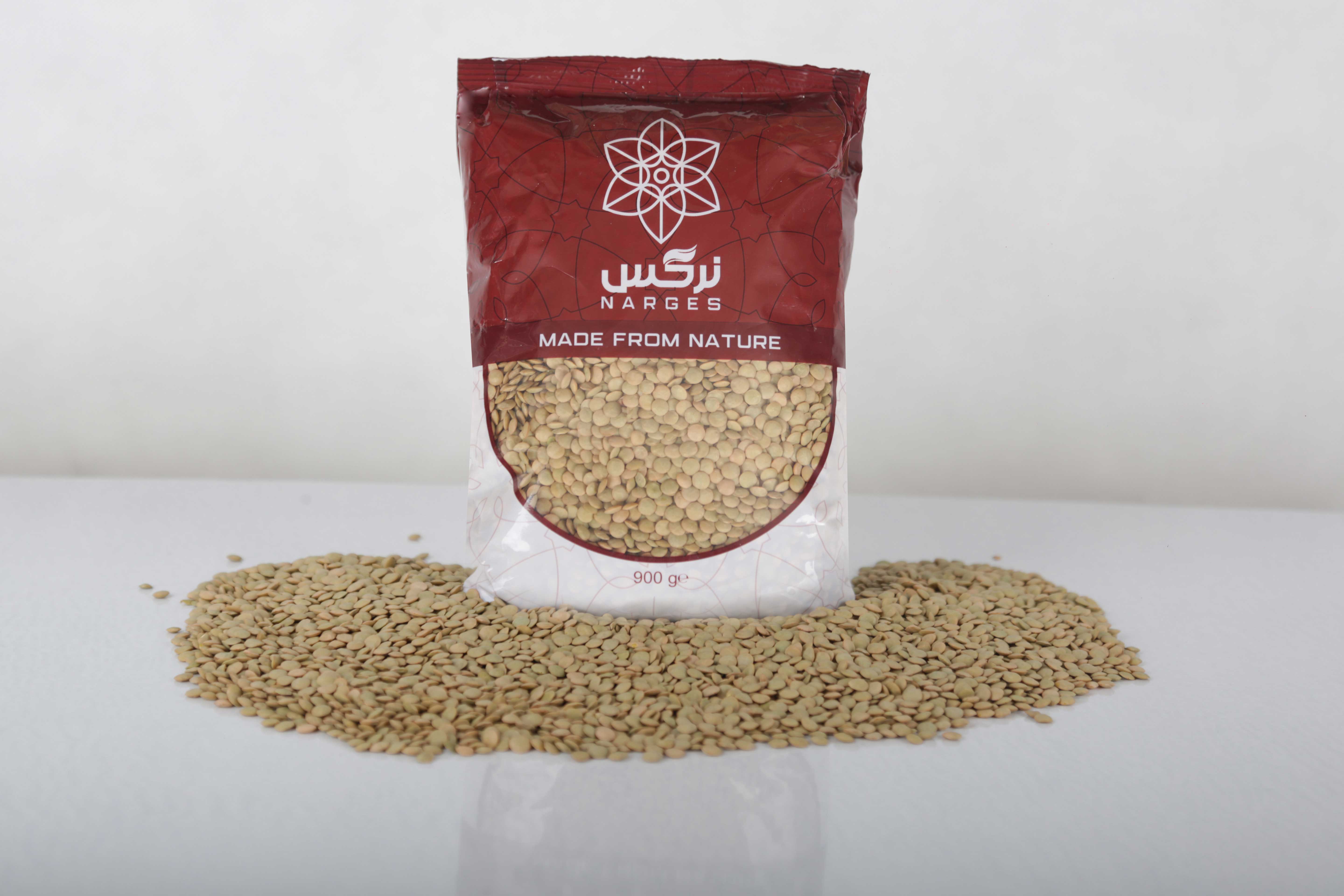عدس ۹۰۰ گرم (سلفون)